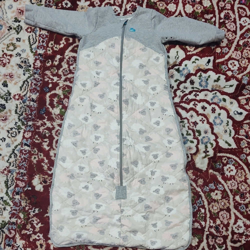 Love to Dream Gray and Cream Sleep Sack